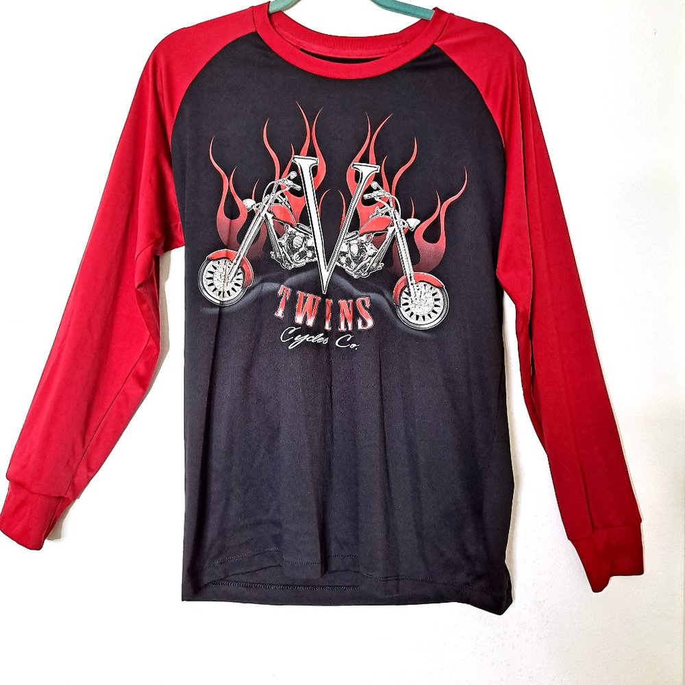 Solar Gear Motor Cycle  T-Shirt Small (34-36}